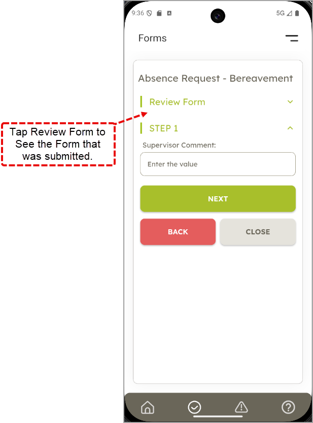 Review & Approve or Disapprove of Forms in Pending Approvals ...